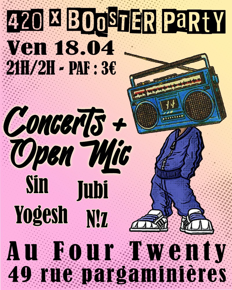 420 x BOOSTER PARTY