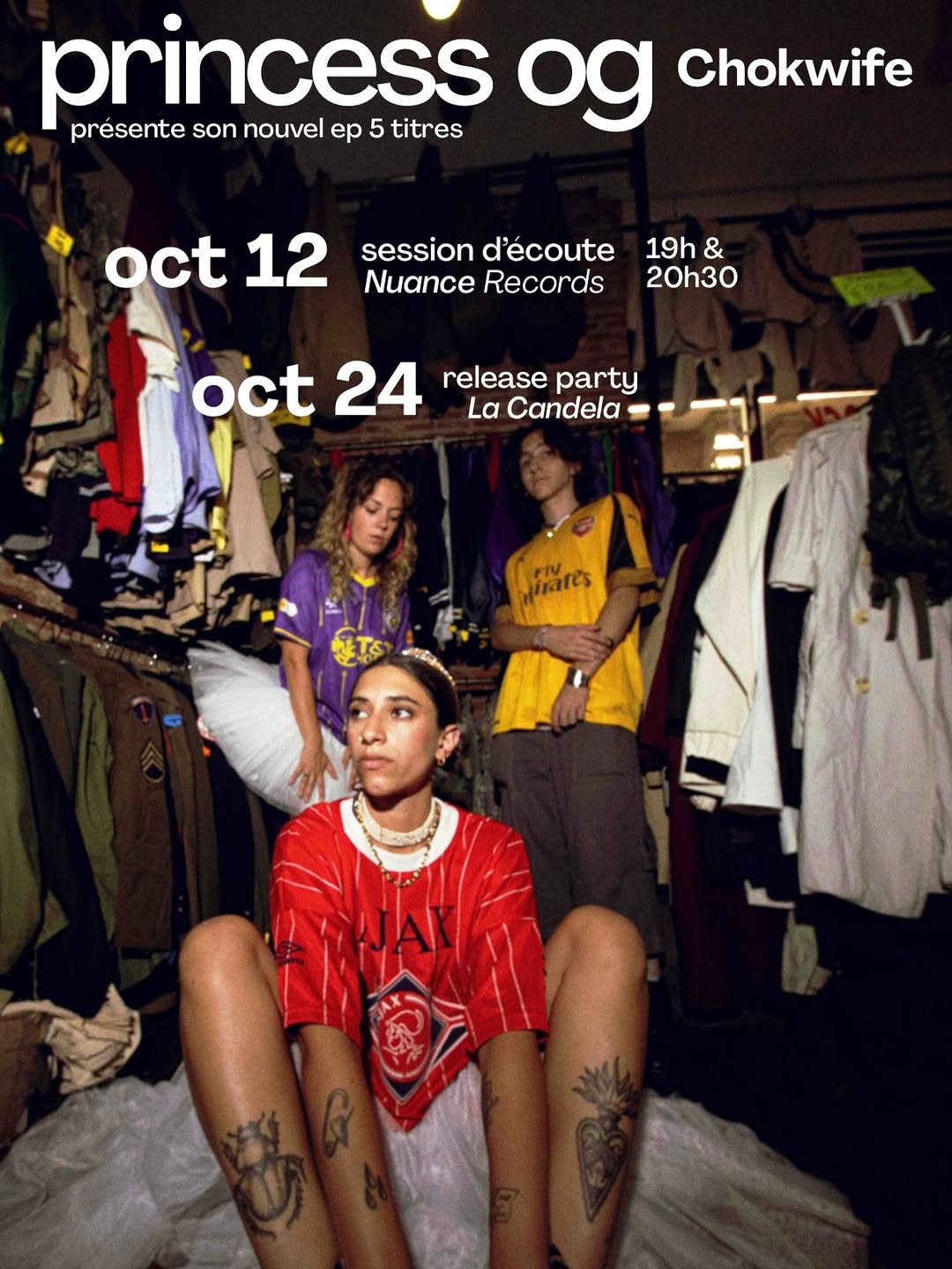 PRINCESS OG SESSION ECOUTE + RELEASE