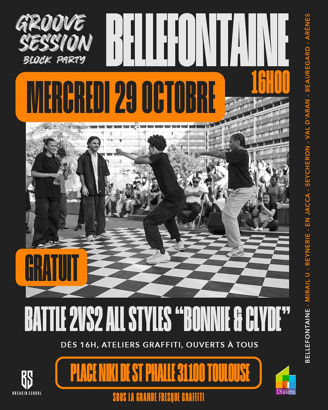 BREAKIN SCHOOL GROOVE SESSION BELLEFONTAINE