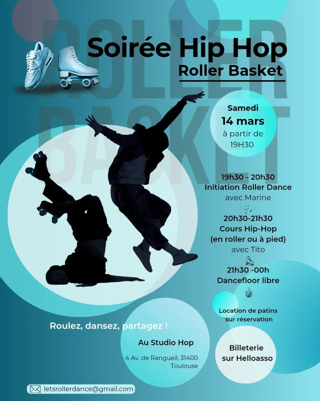 Soirée Hip Hop Roller Basket