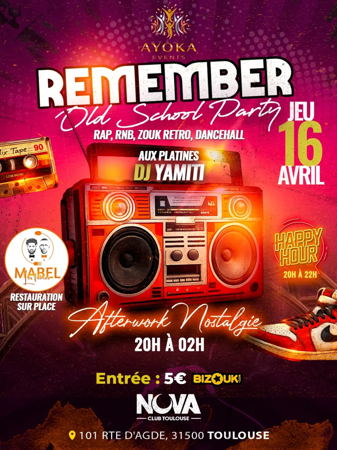 REMEMBER – OLD SCHOOL RETRO PARTY
