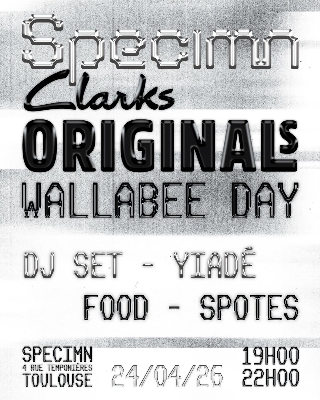 S P E C I M N – WALLABEE DAY