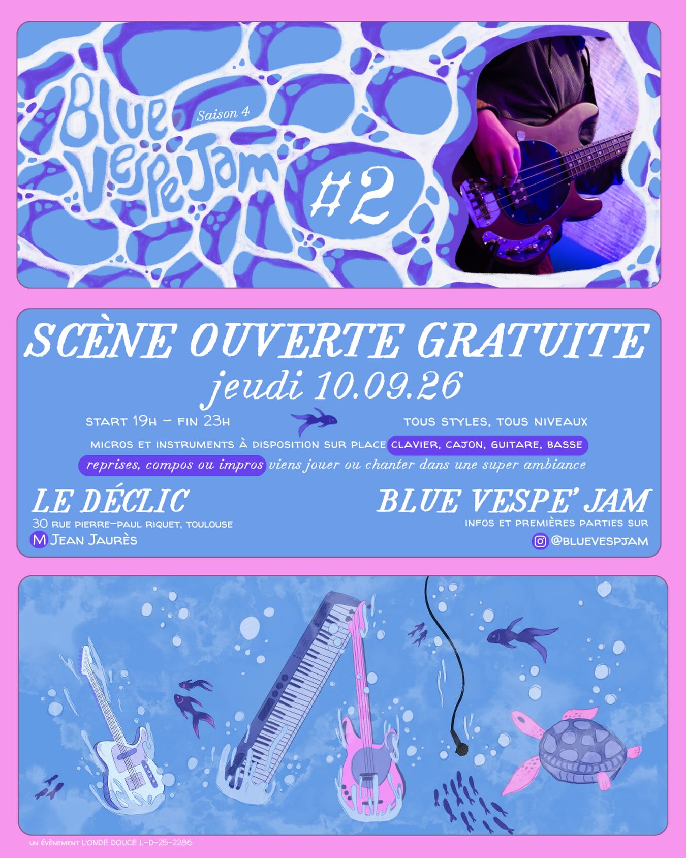 Blue Vespe&rsquo; Jam