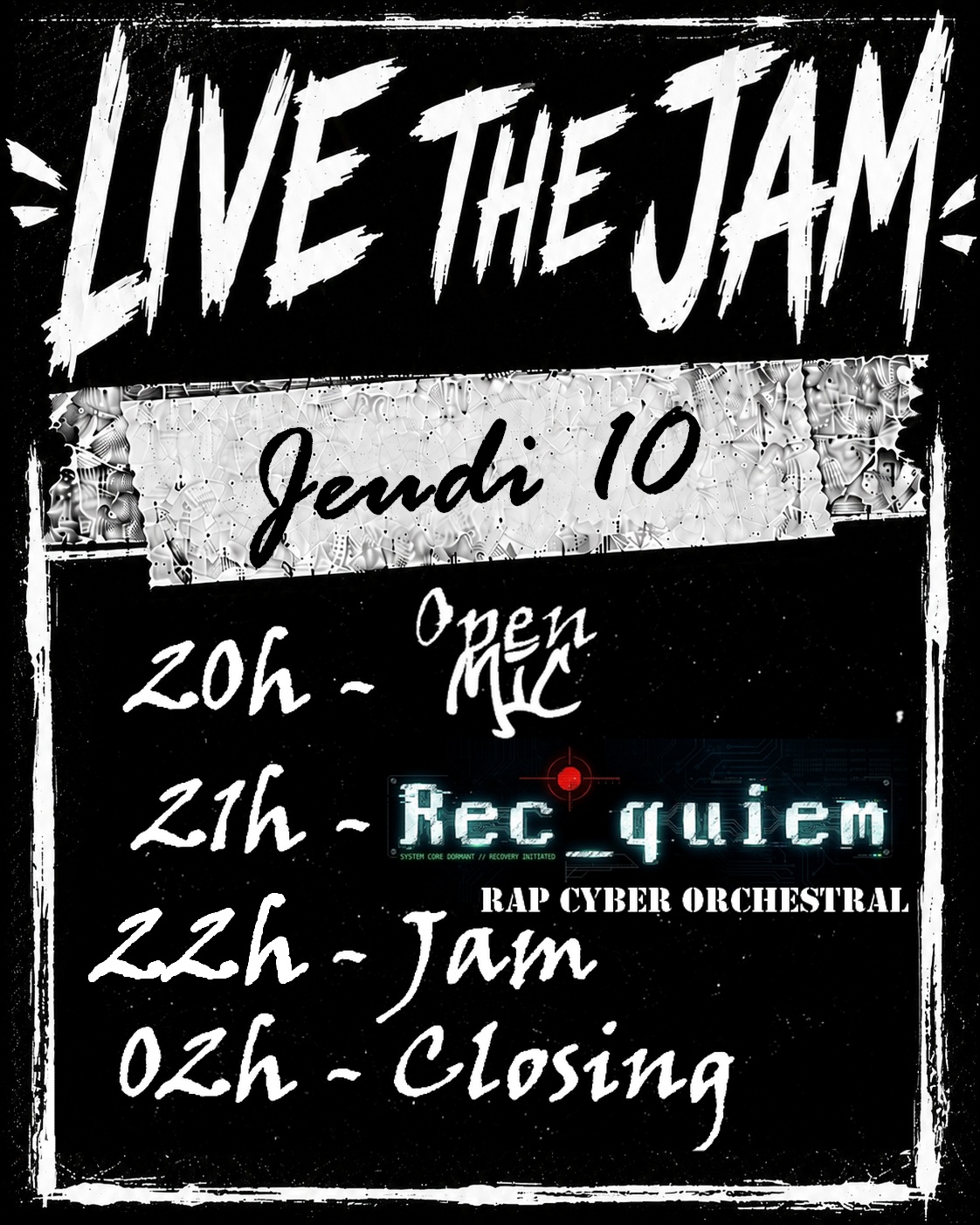 LIVE THE JAM #4 – Open Mic & Live & Jam